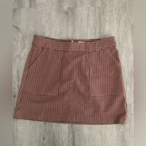 A New Day plaid mini skirt